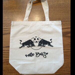 New York Red Bulls Canvas Shoulder Bag New Reusable Metrostars